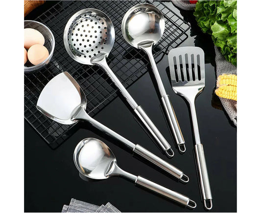 Premium Stainless Steel Cooking Utensils - 6pcs set